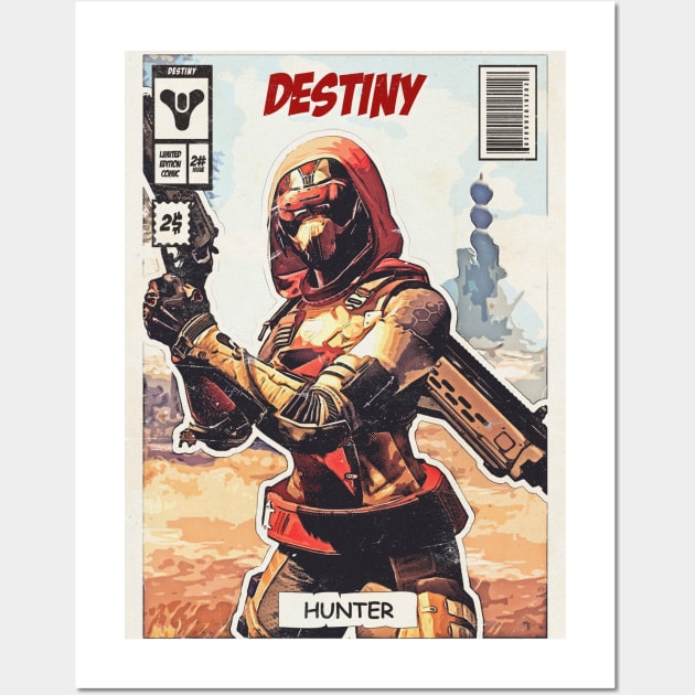 Destiny Hunter Comic Wall Art by Durro